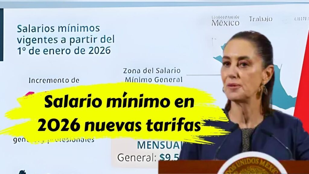 Salario mínimo en 2026 nuevas tarifas aumentos y descuentos laborales