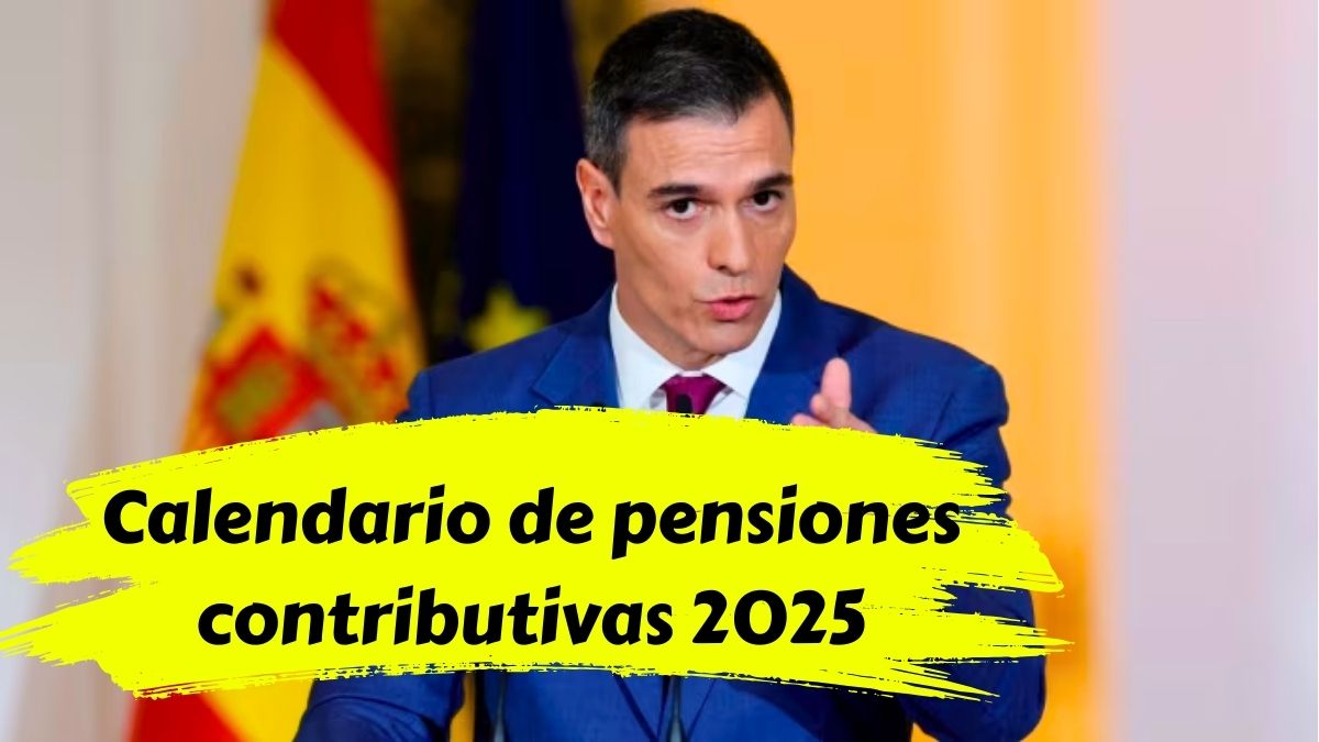 Calendario de pensiones contributivas 2025 consulta el incremento y días de cobro