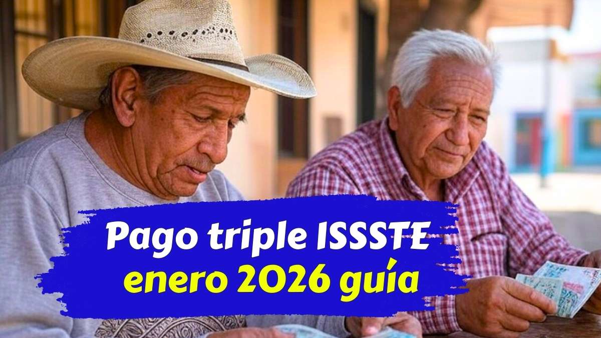 Pago triple ISSSTE enero 2026 guía completa de requisitos y calendario de pensiones